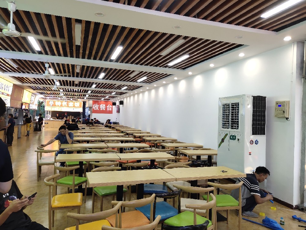 食堂飯堂省電空調降溫實例